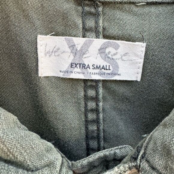 We The Free Free People Women's Cargo Zip Utility Jumpsuit in Green Size XS - Picture 9 of 11